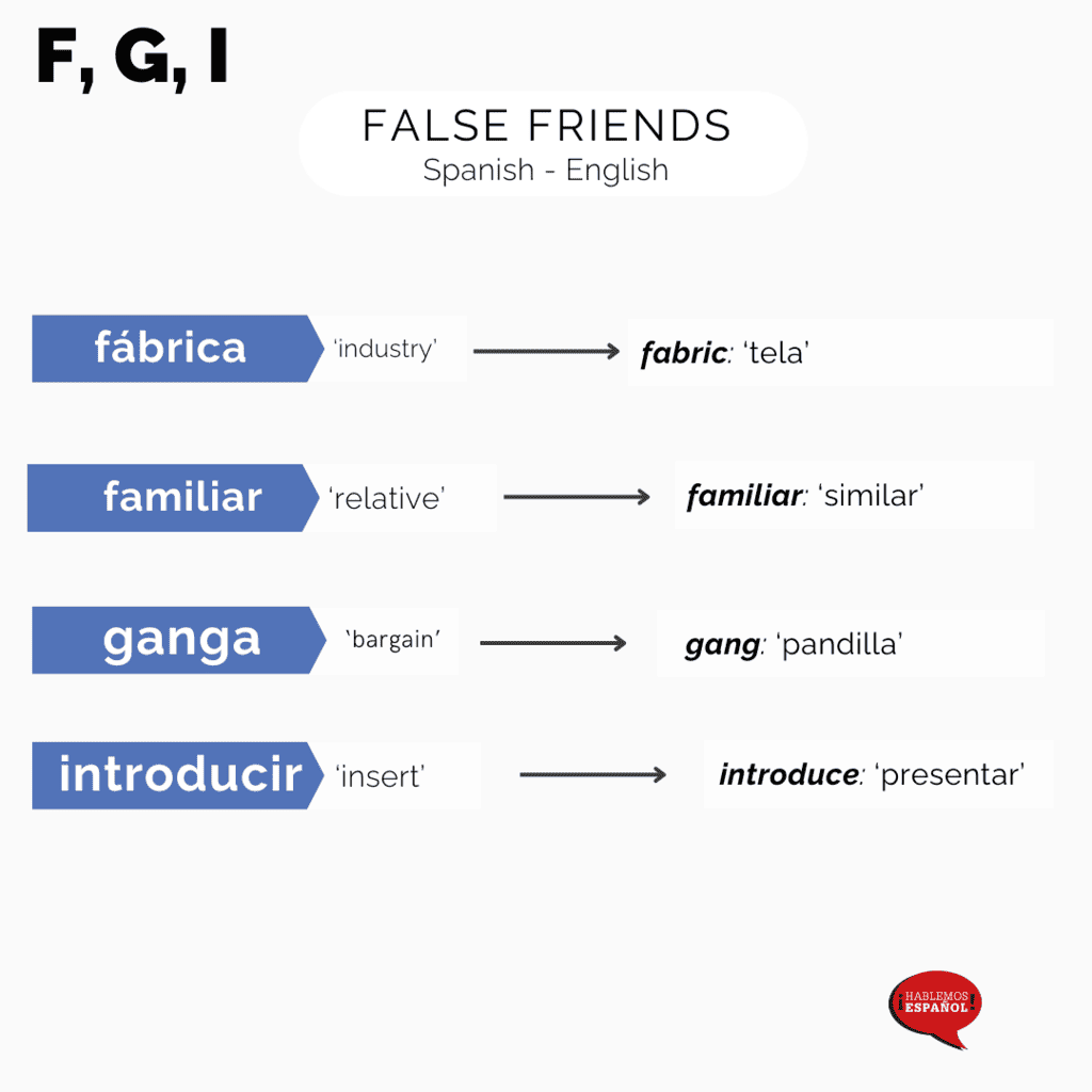 The 44 Most Common False Friends In Spanish 🤦🏽‍♀️