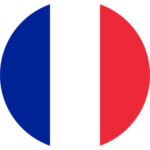 Round Flag of France