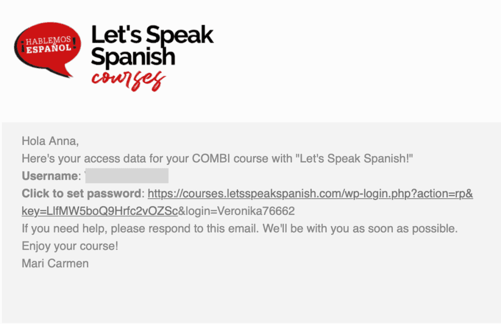 Let's speak spanish