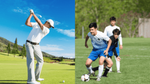 Golf and football