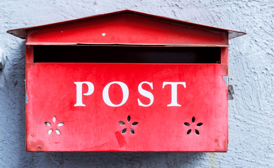 Picture of a post box